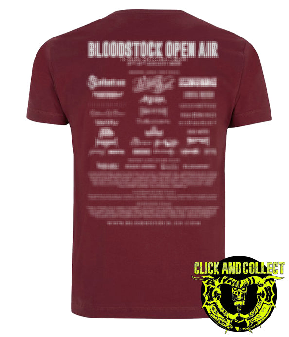 BOA 2026 Burgundy Scream Logo Tee (CLICK AND COLLECT ONLY)