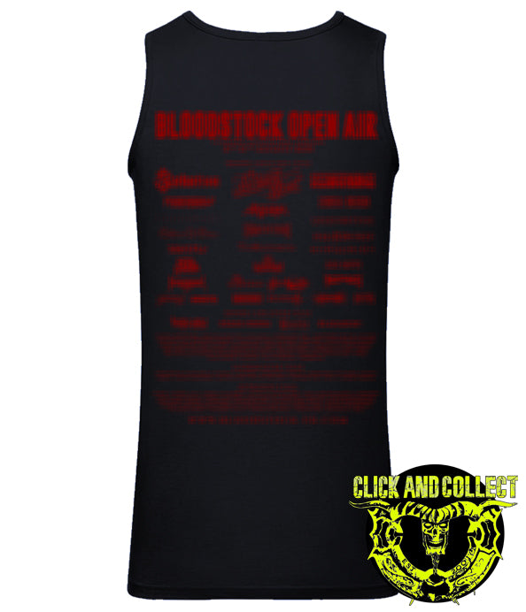 BOA 2026 Blk Iron Skull Mens Vest (CLICK AND COLLECT ONLY)