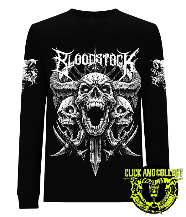 BOA 2026 Blk Scream Logo Longsleeve (CLICK AND COLLECT ONLY)