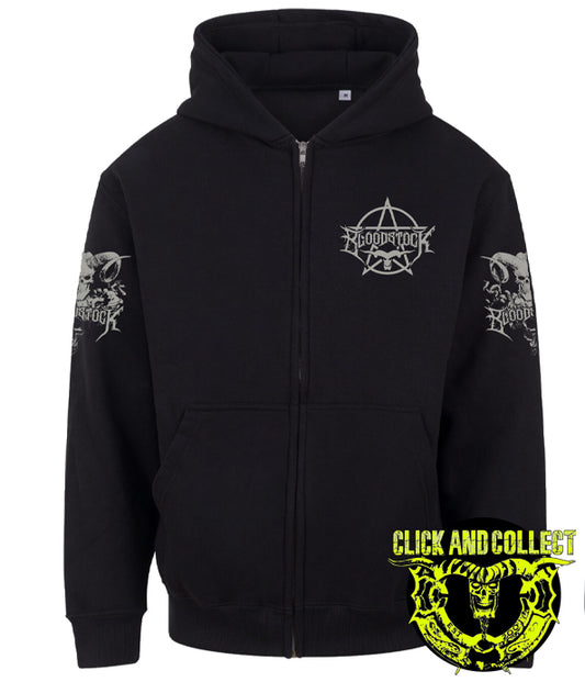 BOA 2026 Blk Embroidered Zip Hoody (CLICK AND COLLECT ONLY)