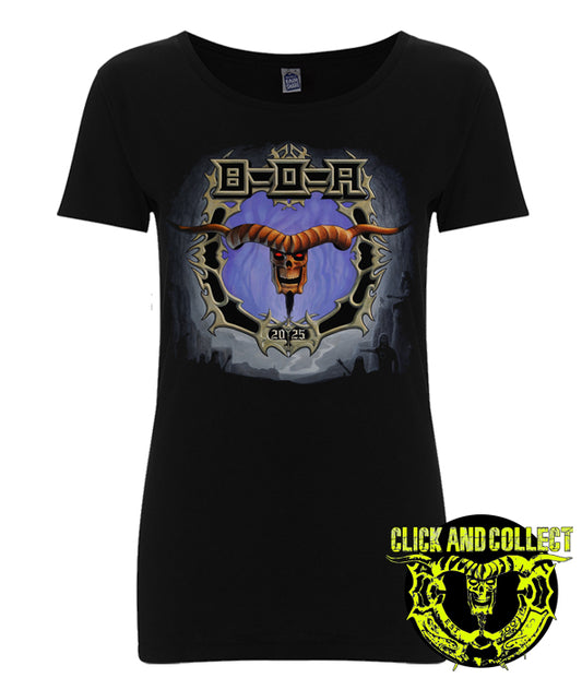 BOA 2025 Logo Black Fitted Tee (CLICK AND COLLECT ONLY)