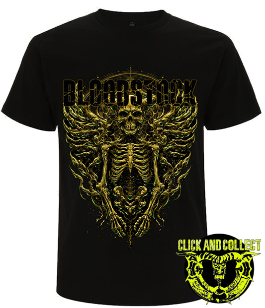 BOA 2025 Winged Skeleton Black Tee (CLICK AND COLLECT ONLY)