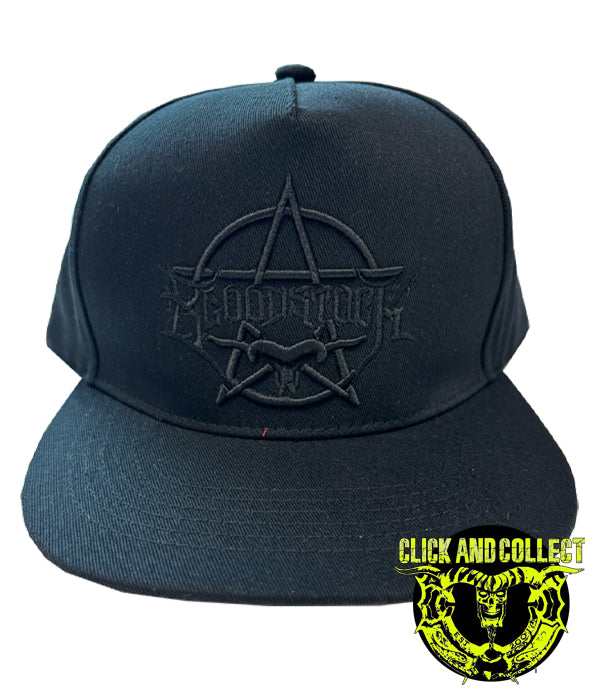BOA Black Snapback Embroidered Cap (CLICK AND COLLECT ONLY)
