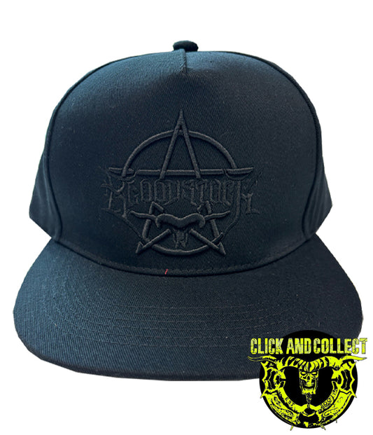 BOA Black Snapback Embroidered Cap (CLICK AND COLLECT ONLY)