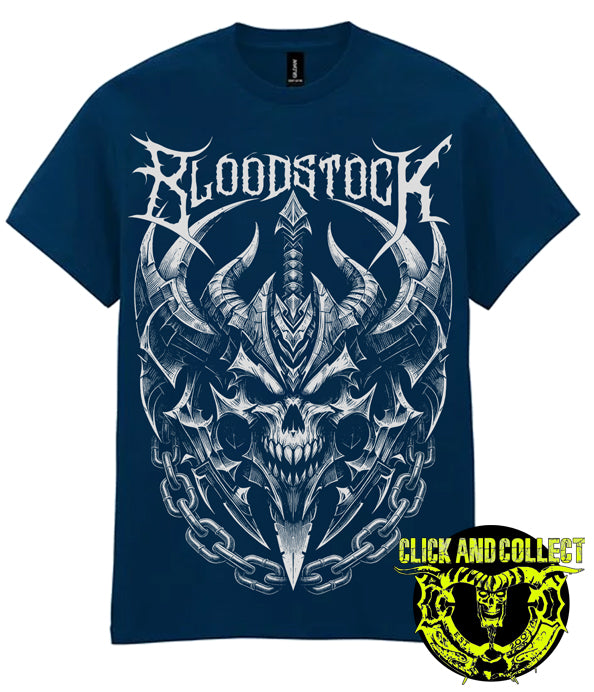 BOA 2026 Navy Iron Skull Logo Tee (CLICK AND COLLECT ONLY)