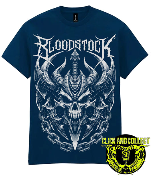 BOA 2026 Navy Iron Skull Logo Tee (CLICK AND COLLECT ONLY)