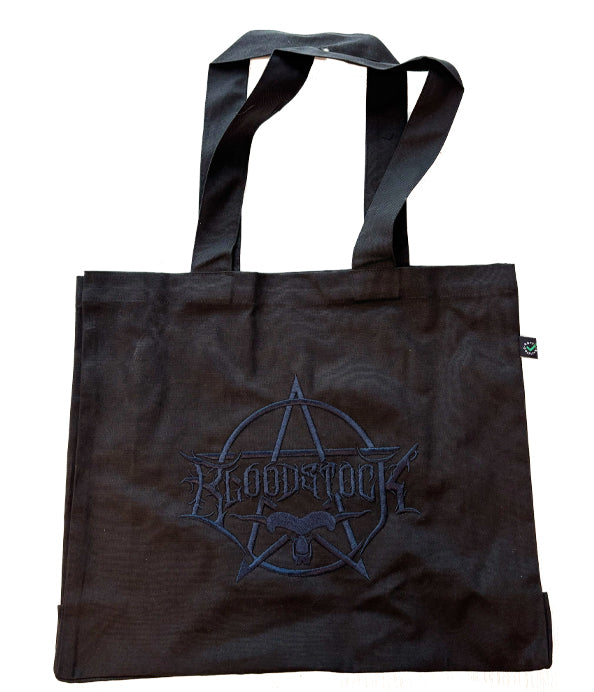 BOA Embroidered Blk Tote Bag