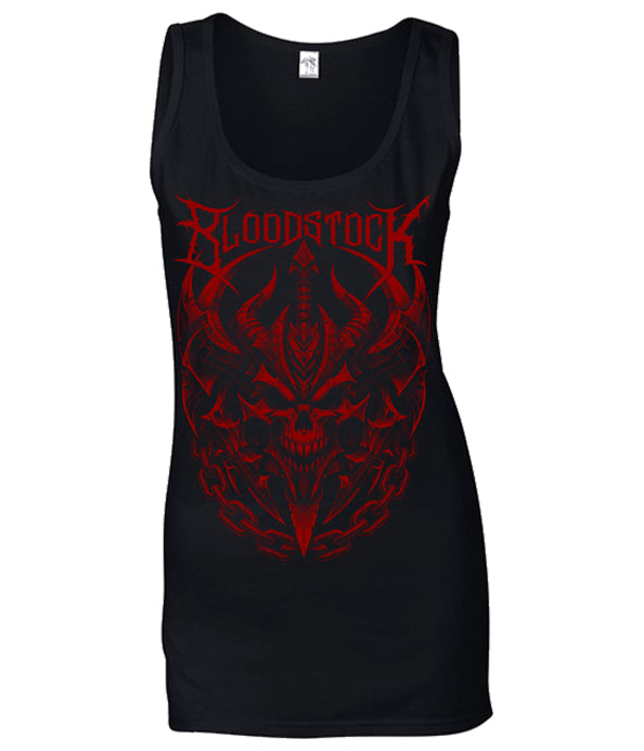 BOA 2026 Blk Iron Skull Womens Vest