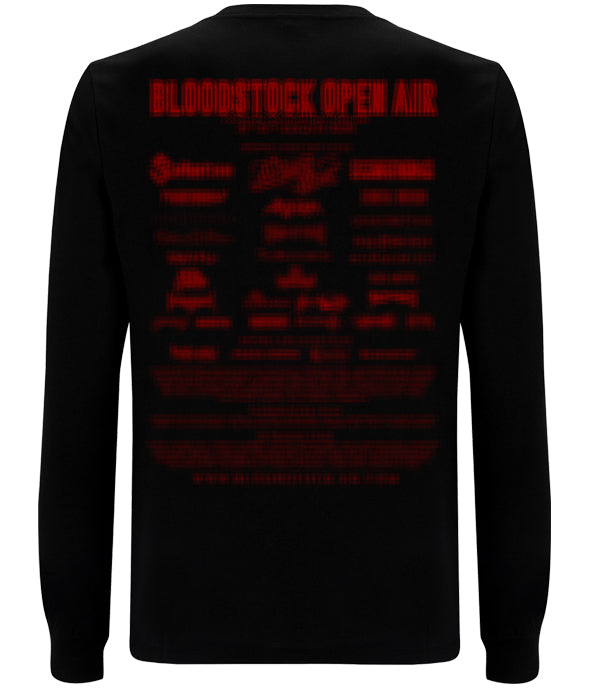 BOA 2025 Skull Feather Black Longsleeve (CLICK AND COLLECT ONLY)