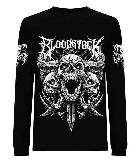 BOA 2026 Blk Scream Logo Longsleeve