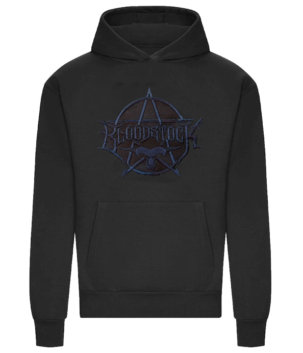 BOA Blk Heavyweight Embroidered Pullover Hoodie