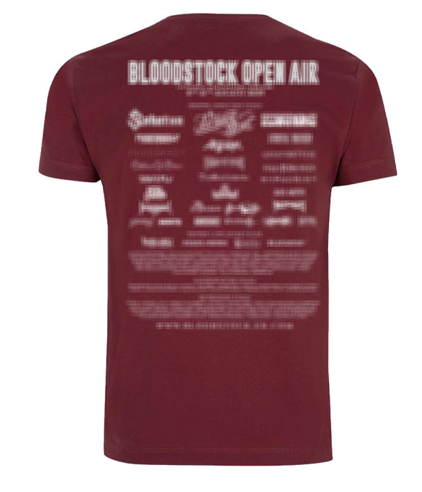 BOA 2026 Burgundy Scream Logo Tee