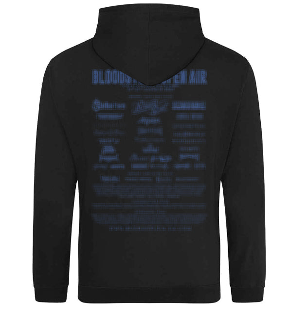 2026 Pentagram Logo Embroidered Blk Pullover Hoody