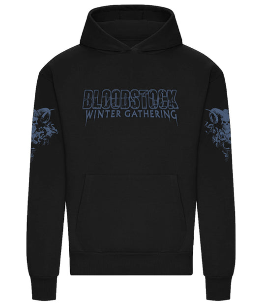 Winter Gathering 2025 Blk Heavyweight Embroidered Hoodie