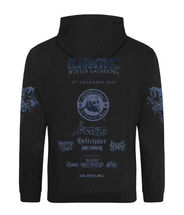 Winter Gathering 2025 Blk Heavyweight Embroidered Hoodie
