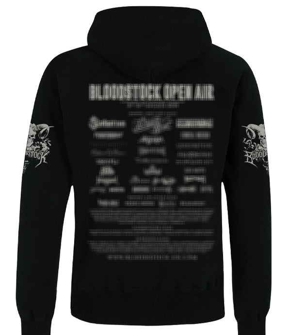 BOA 2026 Blk Embroidered Zip Hoody